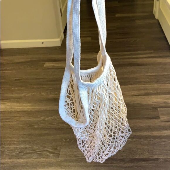 NWT Recontained Mesh Tote Bag -Natural Color - Picture 7 of 7